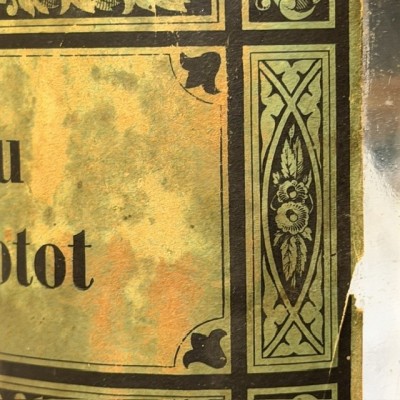 Eau de Botot - Tooth-cleansing Elixir - 19th century pharmacy bottle