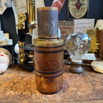 Elastic collodion - Vintage pharmacy bottle - Apothecary