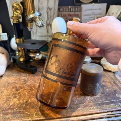 Elastic collodion - Vintage pharmacy bottle - Apothecary