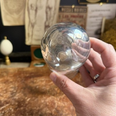 Specimen jar in blown glass – Inverted apothecary jar- Seed vase