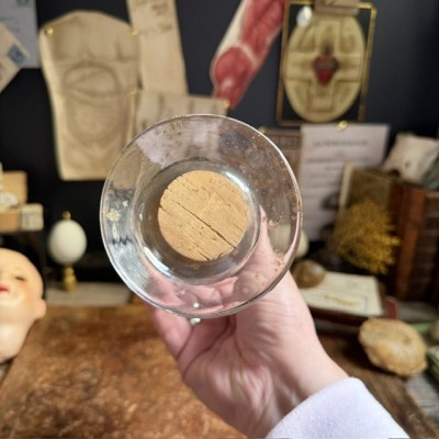 Specimen jar in blown glass -  Inverted apothecary jar - Seed vase