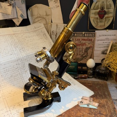 Stiassnie Microscope Paris - Laboratory microscope - Circa 1905–1908