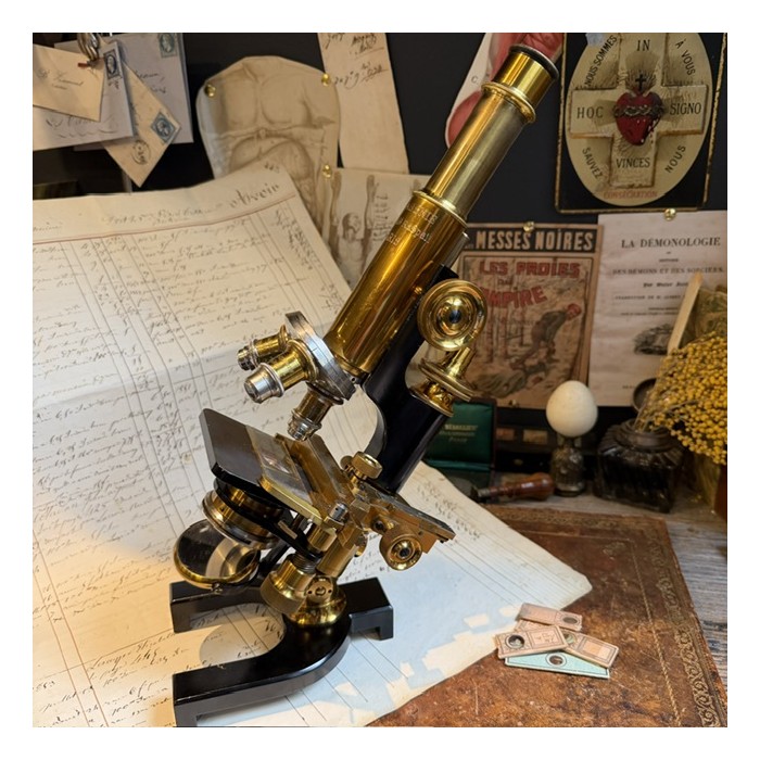 Stiassnie Microscope Paris - Laboratory microscope - Circa 1905–1908