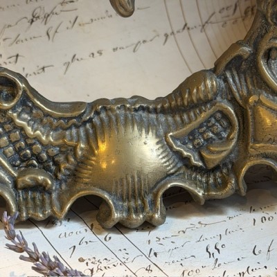 Large antique swivelling table mirror - Psyche - XIXth