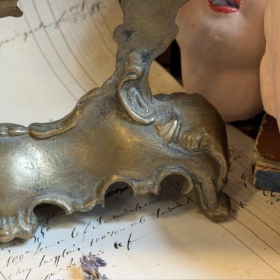 Large antique swivelling table mirror - Psyche - XIXth