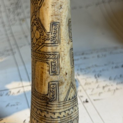 Étui à Aiguilles Sami (Nallugoat) - Artisanat populaire Laponie XIXème