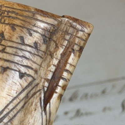 Étui à Aiguilles Sami (Nallugoat) - Artisanat populaire Laponie XIXème