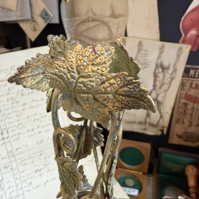 Trumpet Vase Mount in brass - James Dixon & Sons, Sheffield - c.1860