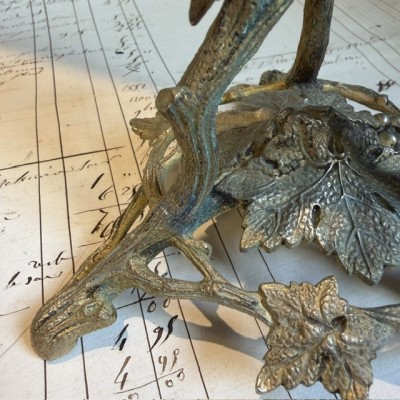 Trumpet Vase Mount in brass - James Dixon & Sons, Sheffield - c.1860