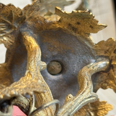 Trumpet Vase Mount in brass - James Dixon & Sons, Sheffield - c.1860