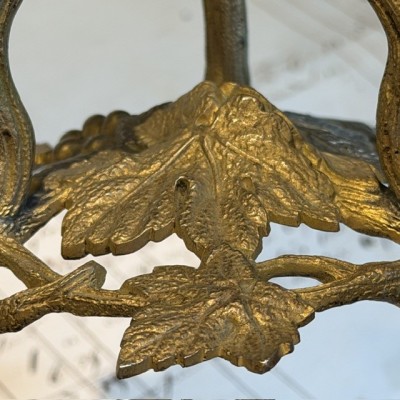 Trumpet Vase Mount in brass - James Dixon & Sons, Sheffield - c.1860