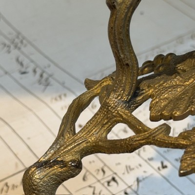 Trumpet Vase Mount in brass - James Dixon & Sons, Sheffield - c.1860