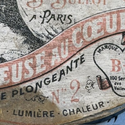 Veilleuse au Cœur - Bullot Paris - XIXème siècle - Boîte en carton