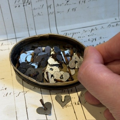 Veilleuse au Cœur - Bullot Paris - XIXème siècle - Boîte en carton