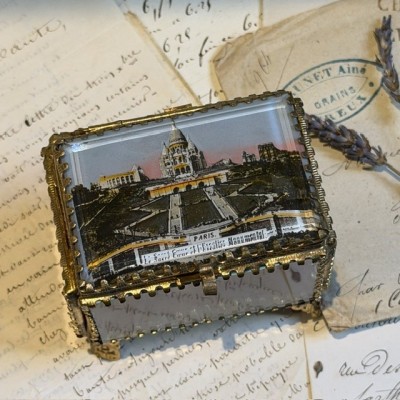 Souvenir de Montmartre 1900 - Boîte reliquaire du Sacré-Coeur -Coffret