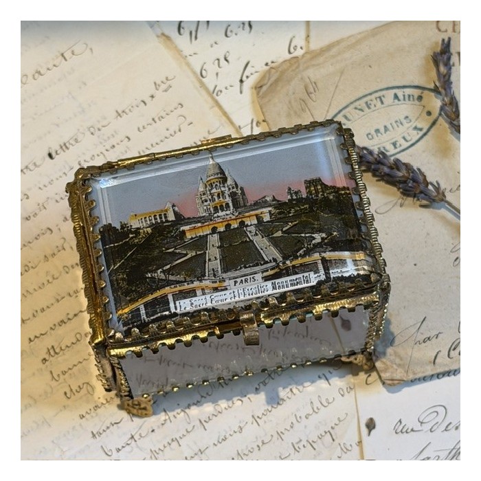 Souvenir of Montmartre 1900 - Sacré-Cœur -Reliquary box- Jewellery box