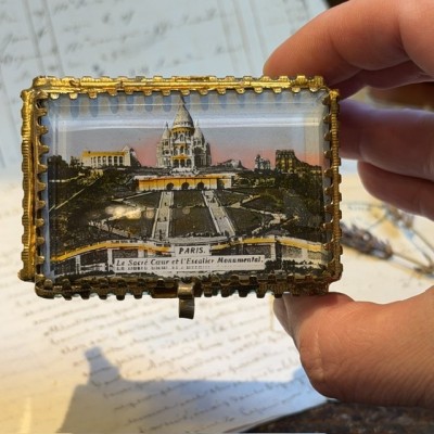 Souvenir of Montmartre 1900 - Sacré-Cœur -Reliquary box- Jewellery box