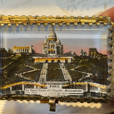 Souvenir de Montmartre 1900 - Boîte reliquaire du Sacré-Coeur -Coffret