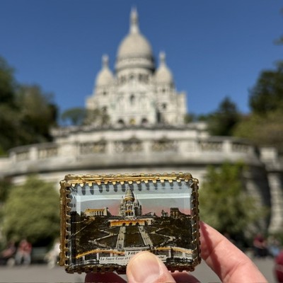 Souvenir of Montmartre 1900 - Sacré-Cœur -Reliquary box- Jewellery box