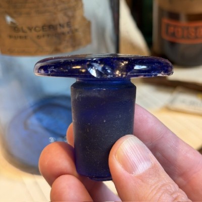 Glycérine pure officinale - Antique pharmacy bottle - Apothecary