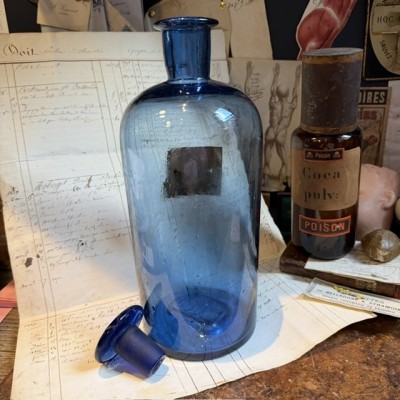 Glycérine pure officinale - Antique pharmacy bottle - Apothecary
