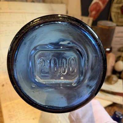 Glycérine pure officinale - Flacon bleu de pharmacie - Apothicaire