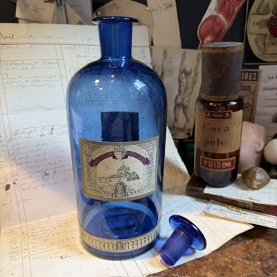 Eau de Cologne - Antique pharmacy bottle - Apothecary