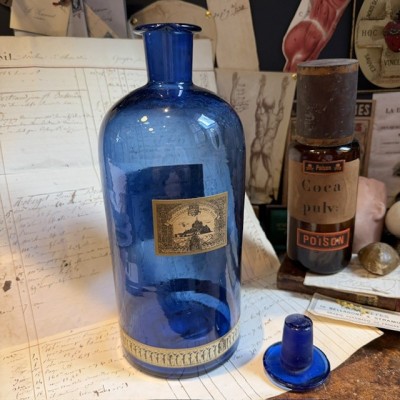 Eau de Cologne - Antique pharmacy bottle - Apothecary