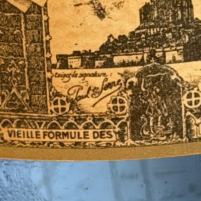 Eau de Cologne du Mont St Michel - Flacon bleu Pharmacie - Apothicaire