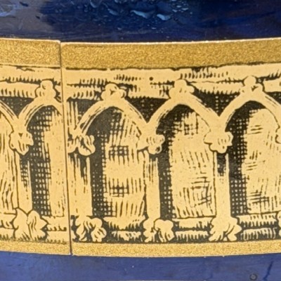 Eau de Cologne du Mont St Michel - Flacon bleu Pharmacie - Apothicaire