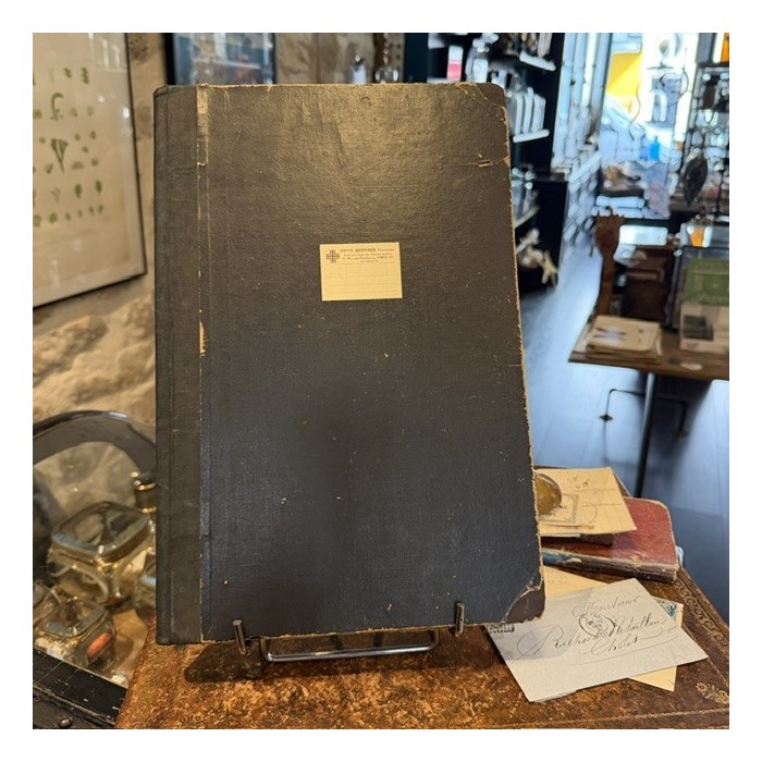 Notebook - Order book from Pharmacy in Paris - BLANK or almost blank