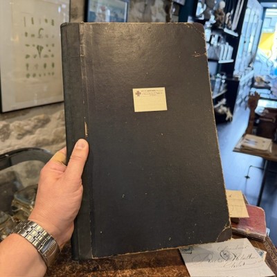 Notebook - Order book from Pharmacy in Paris - BLANK or almost blank