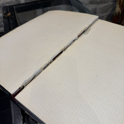 Notebook - Order book from Pharmacy in Paris - BLANK or almost blank