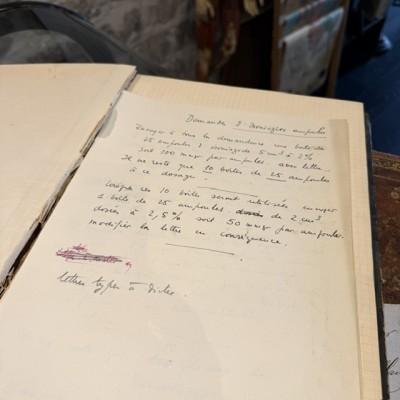 Cahier - Ordonnancier de Pharmacie - VIERGE ou presque