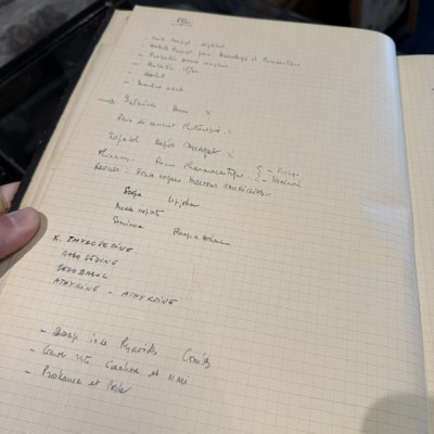 Notebook - Order book from Pharmacy in Paris - BLANK or almost blank