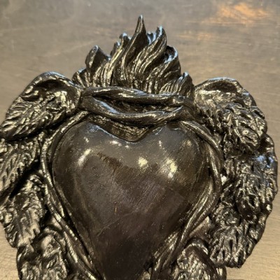 Ex-Voto heart in clay by Cuore di Argilla - votive offering