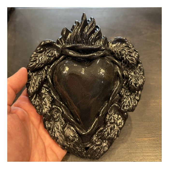 Ex-Voto heart in clay by Cuore di Argilla - votive offering