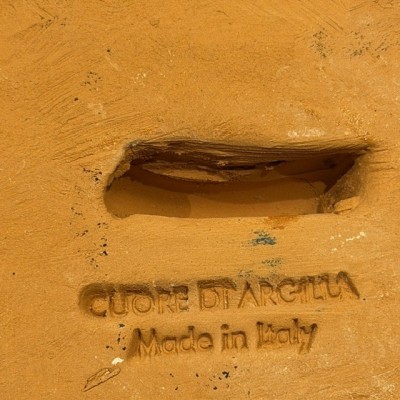 Ex-Voto heart in clay by Cuore di Argilla - votive offering