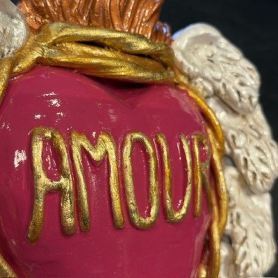 Ex-Voto heart in clay by Cuore di Argilla - votive offering
