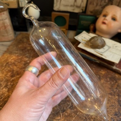 Antique sodium chloride infusion bulb - 500cm3 in its original box
