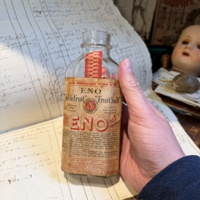 Sel de Fruit ENO - Vintage pharmacy bottle - Apothecary