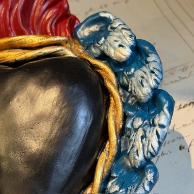 Ex-Voto heart in clay by Cuore di Argilla - votive offering