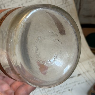Foxglove leaves - POISON - Antique Pharmacy Bottle - Apothecary Jar