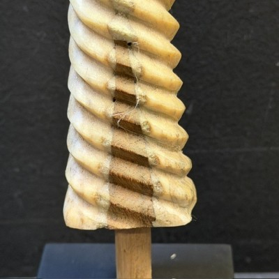 Spiral-carved marlin rostrum - Istiophoridae - Unicorn