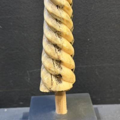 Spiral-carved marlin rostrum - Istiophoridae - Unicorn