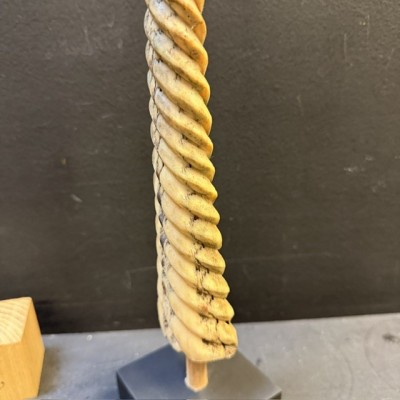Spiral-carved marlin rostrum - Istiophoridae - Unicorn