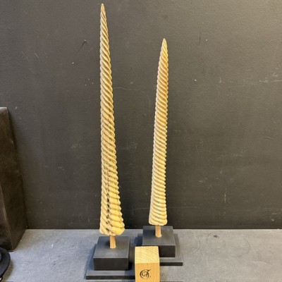 Spiral-carved marlin rostrum - Istiophoridae - Unicorn