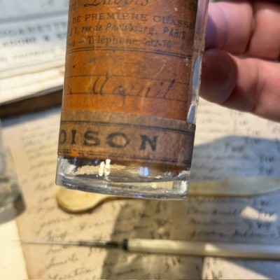 Aconite tincture - POISON cabinet - Antique pharmacy bottle
