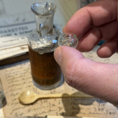 Aconite tincture - POISON cabinet - Antique pharmacy bottle