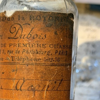 Teinture d'Aconit - Tue-Loup - Poison - Flacon ancien de pharmacie